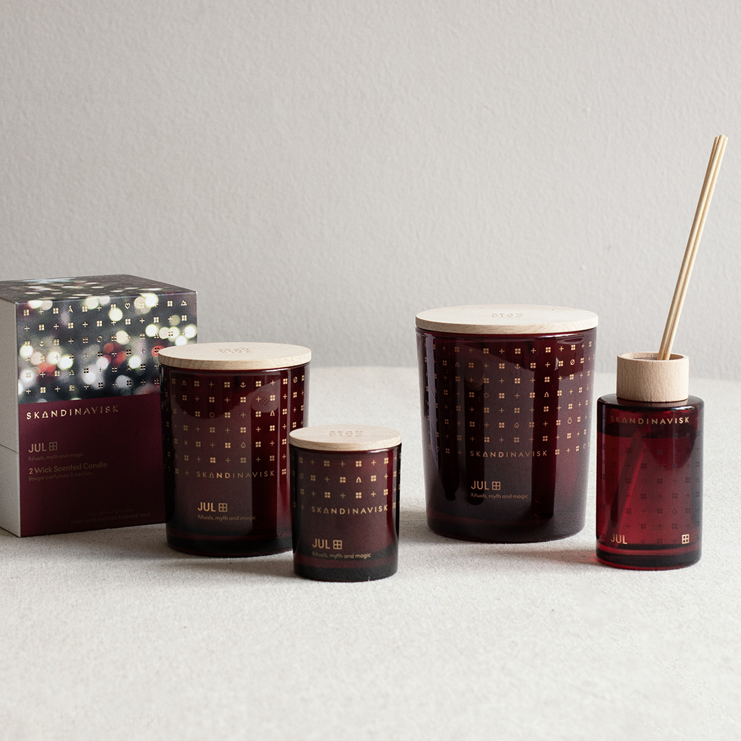 JUL Christmas scented candles by Skandinavisk